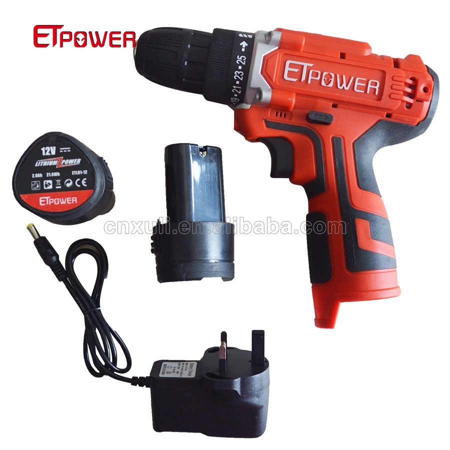 Etpower Power Tools Cordless Drill Electric Screwdriver Mini Wireless Power Driver