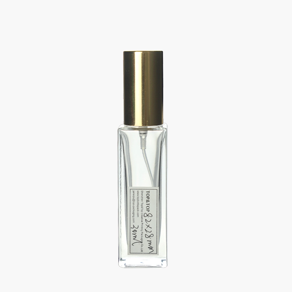 Mayorista/Proveedor personalizado Multi-especificación Cosmética Perfume botella Lady simple Classic 30ml 50ml Square Frosted botella de Perfume de vidrio