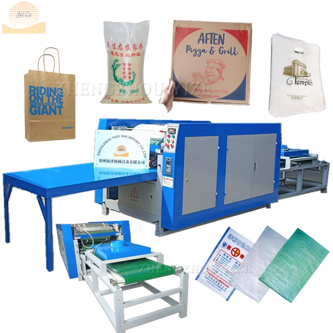 Sachet Water Plastic Bag Offset Roll Printer Price Small Digital Single Color Plastic Non Woven Bag Flexo Printing Machine