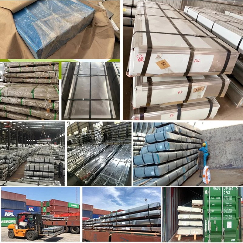 China proveedores Galvalume Gl con perfil ondulado Precio mosaico DIP caliente de acero galvanizado de Metal Gi la hoja de impermeabilización de cubiertas para materiales de construcción