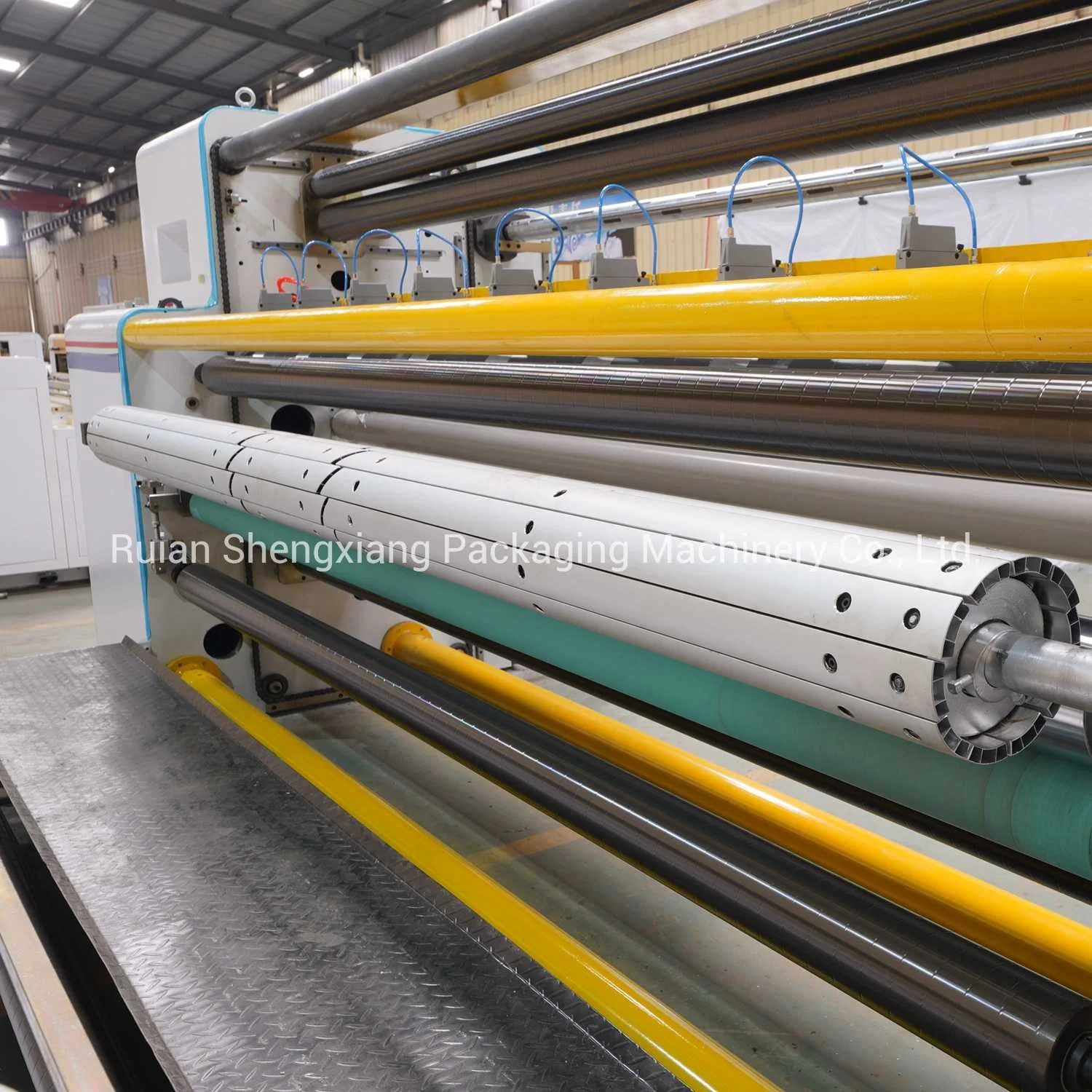 Bobbin Paper Slitting Rewinder Machine Line with Double Shafts