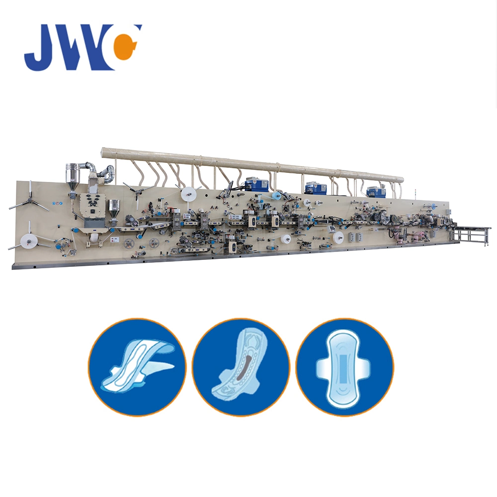 Jwc 2022 Wooden Catton Toilet Paper Sanitary Napkin Making Machine