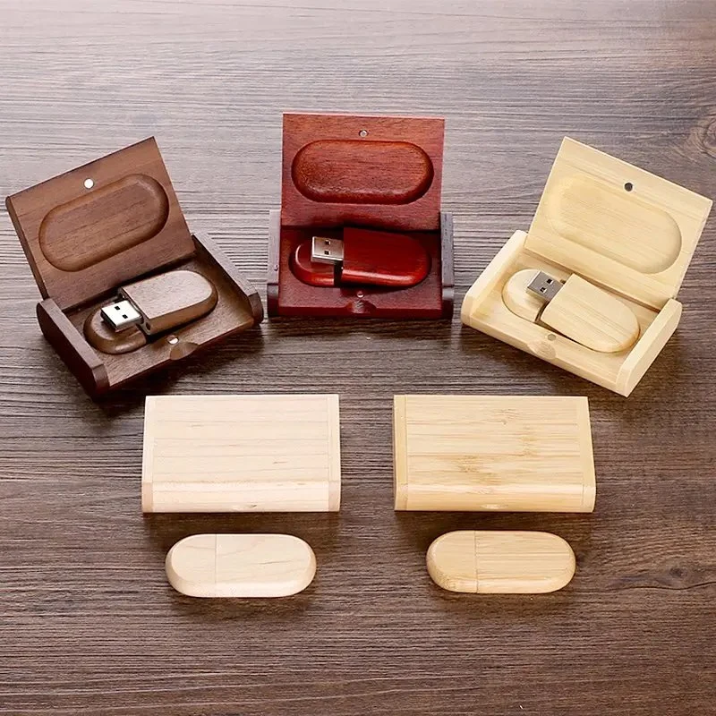 Promoción fábrica Precio Regalo muchos diseños de madera USB Flash Drive