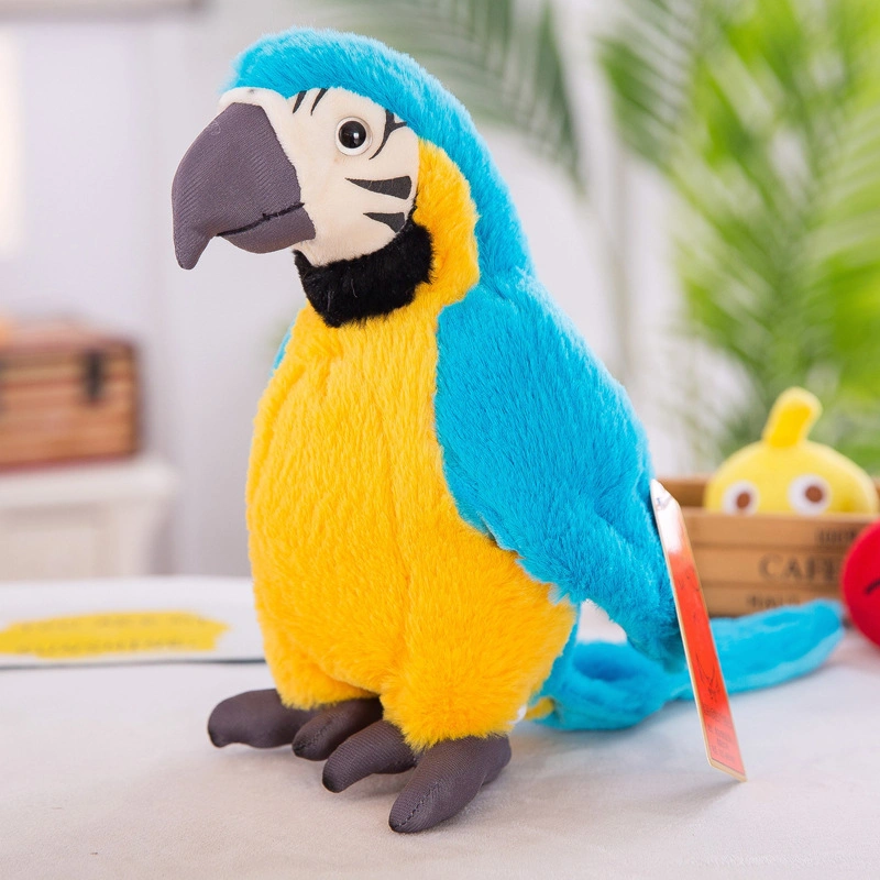 Bird Parrot Plush Atacado fábrica de ODM Children Stuffed Toys