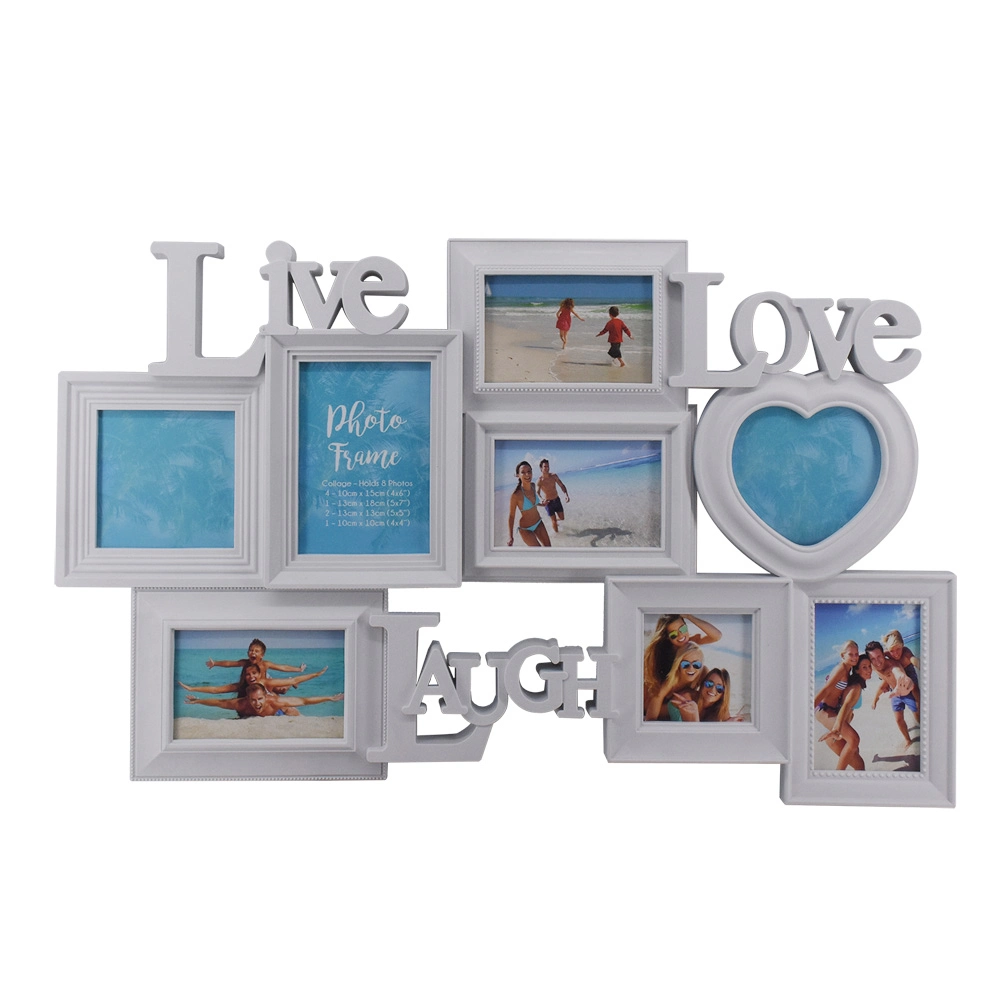 Live Laugh Love Injection Collage Wall Expanded Plastic Photo Frame