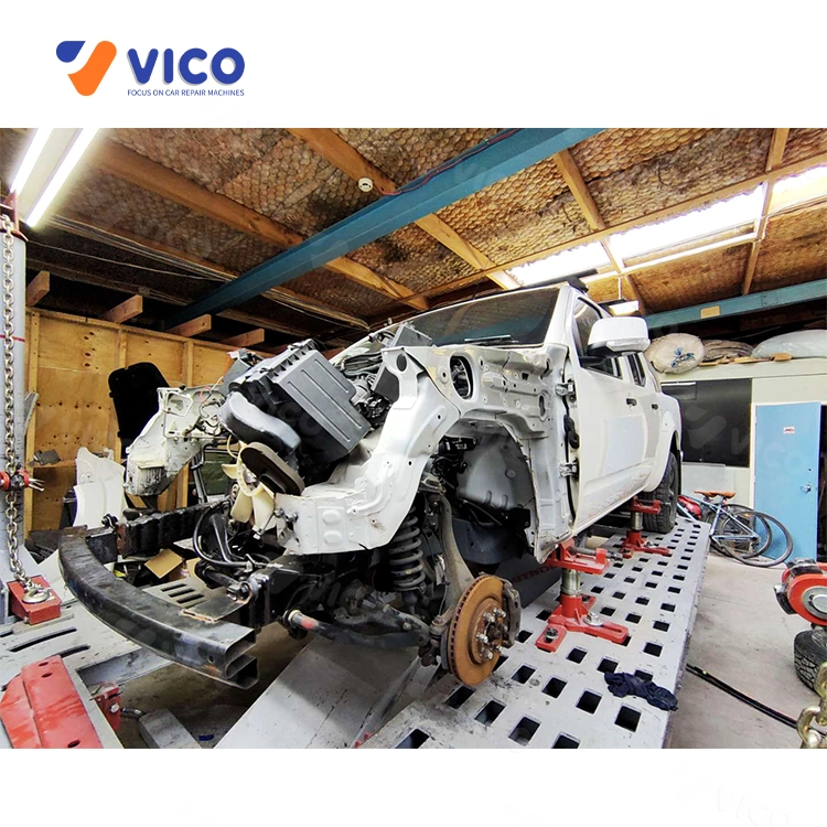 معدات إصلاح السيارات Vico Auto Repair Vehicle Collision Bench