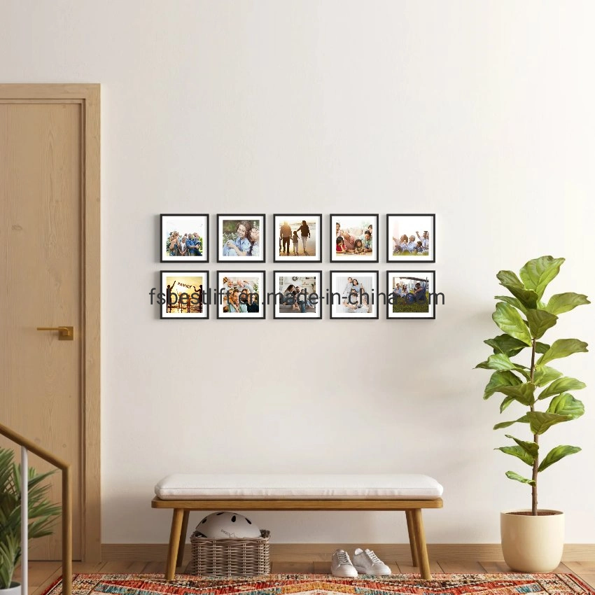 New Design Bestile Square Restickable Removal Photo Frames for Wall Art