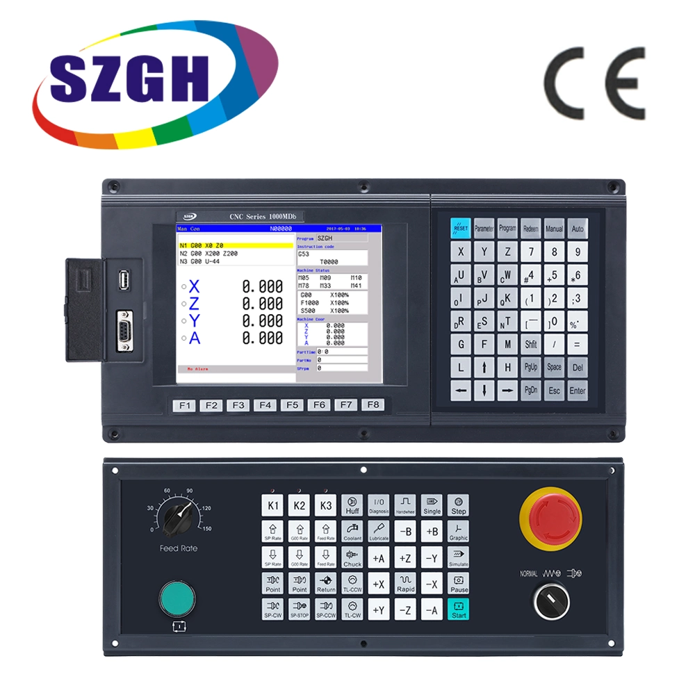 PLC Computer Control Supported 5 Axis CNC Controller Szgh CNC Milling Control System for PLC+Atc Milling Machine