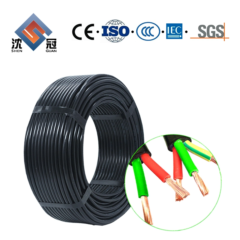 Shenguan AC Cable Insulated PVC Sheath Jacket XLPE Copper Aluminum Electric Wire Power Cable with ISO Certification FTTH Buried Optical Cable Wire GYTA