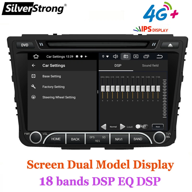 Silverstrong 2GB 32GB, Creta Android10, Octactore Navi, para Hyundai IX25, DSP, NXP6686 Radio FM RDS, 7851 AMP, GPS WiFi