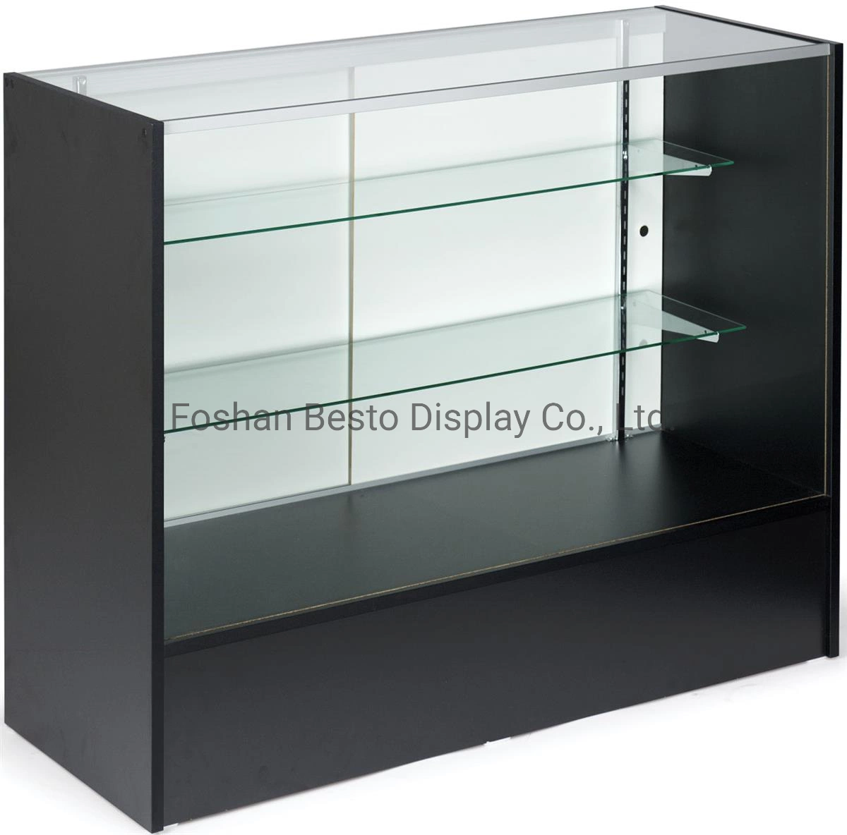 Glass Cash Counter with MDF Corner Cabinet by Wholesale/Supplier Price Equip Stationery Store, Costemic Shop, Clothes Shop, Bag Store