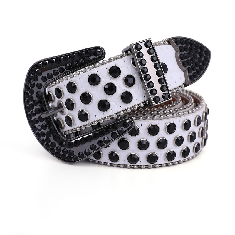 Vintage Waist Belts for Women Dress Rhinestone Buckle Ladies Belt