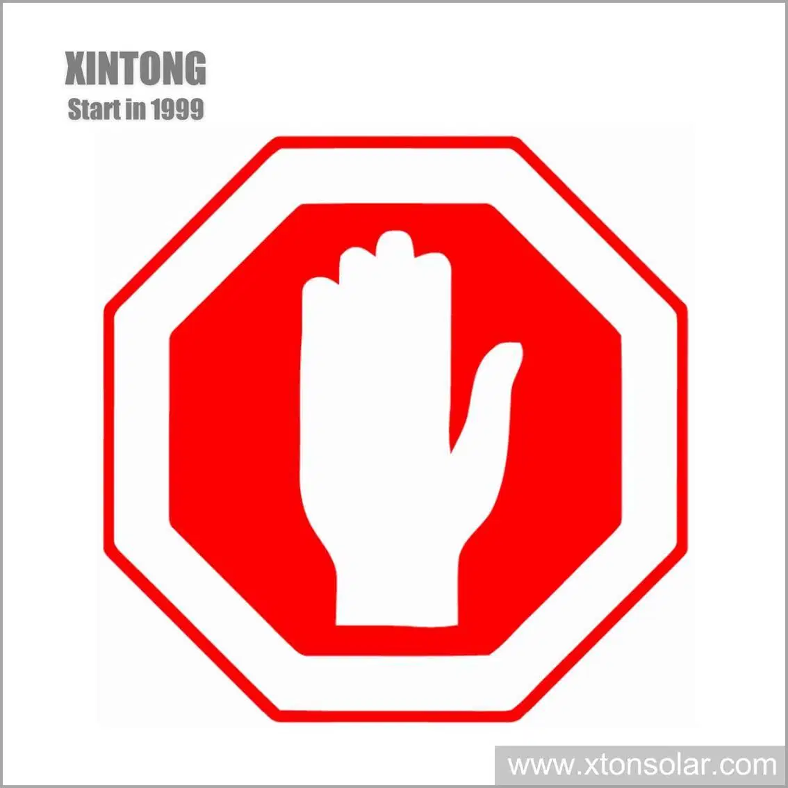 Caution Xintong 60mm Traffic Safety Plastic Board Road Warning Sign in China