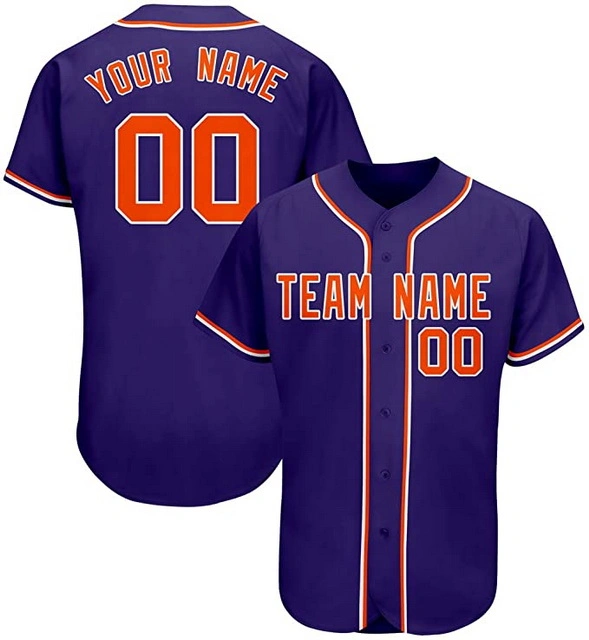 Custom High quality/High cost performance  Made Sublimation Baseball Uniform 100% Polyester Baseball Jersey