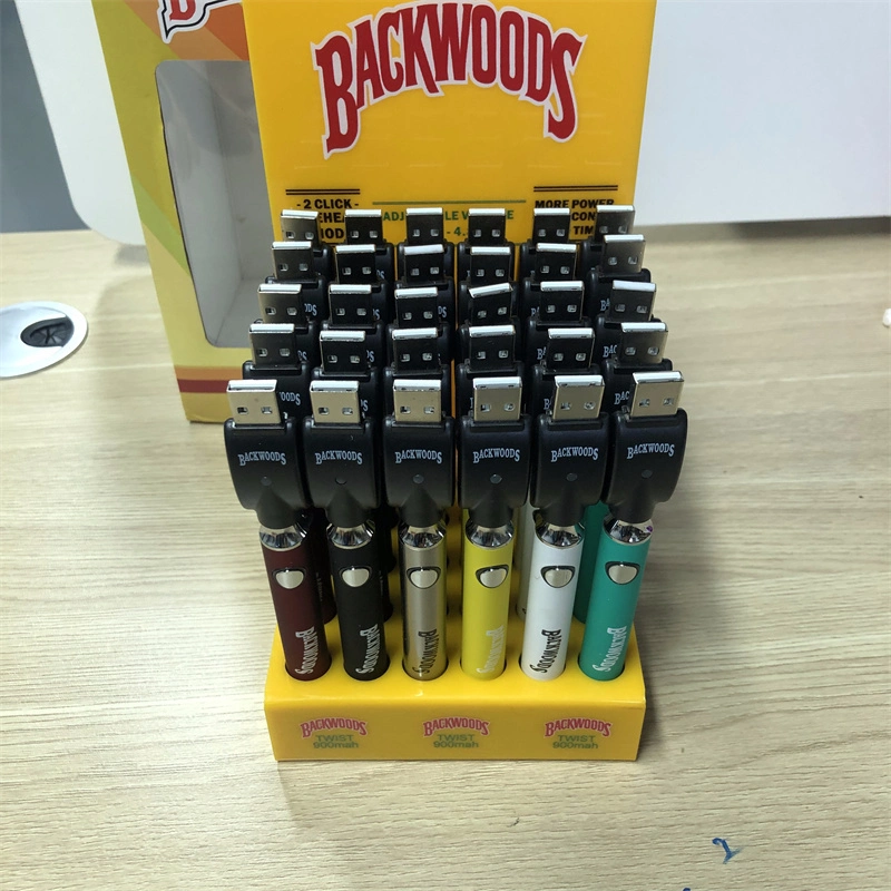 Galletas Backwoods batería lápiz VAPE 900mAh Kit cargador para 510 hilos VAPE cartuchos, aceite precalentamiento VAPE Ecig Vaporizer EGO batería