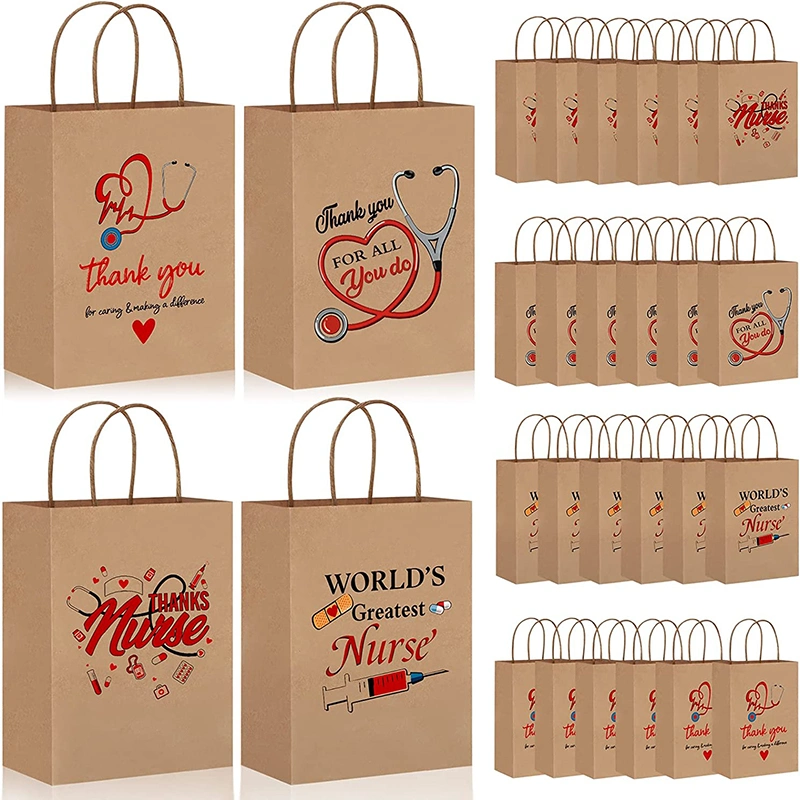 Mayorista/Proveedor de fábrica de bolsas de embalaje Snack de entrega de bolsas de papel Kraft personalizada