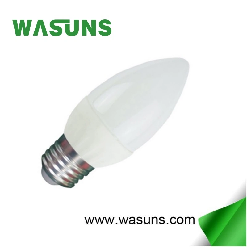 Ampoule de bougie à queue d'éclairage LED E14 E27 avec ce RoHS de base