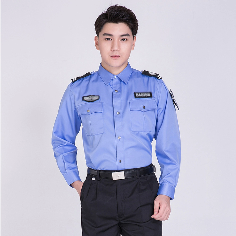 Classical Summer Fashion Men Short Sleeve Military Style Uniform Shirt with Epaulets Pocket