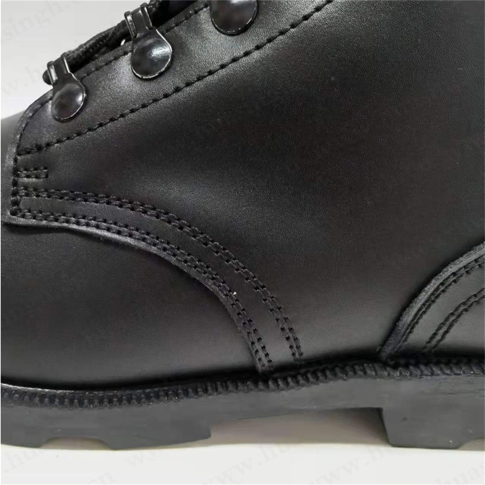 Ywq, fecho de correr lateral cheio de design exterior de couro Tactical Boot resistente a abrasão de solado de borracha Altama combater Hsm Boot095