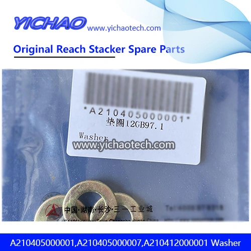 Genuine Sany A210401000004, A210405000001, A210405000007, A210412000001 Washer for Container Reach Stacker Spare Parts