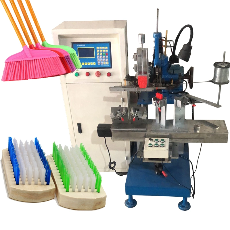 Broom Brush Tufting Tiwsted Bottle Road Sweeper Shoe Plastic Bristle Toilet Broom Steel Wire Hair Paint Brush Making Machine for Making Brushes Price in India