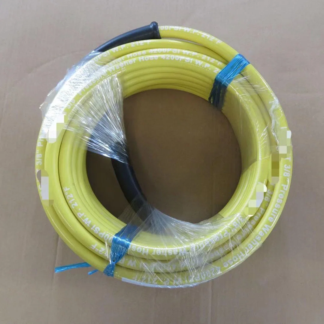 Quality High Pressure Washer Hose 3/8'' 2 Wires for Pressure Cleaning Machine Hose Pipe