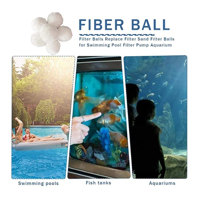 Manufacturers Direct Cotton Polyester Fiber Filter Balls for Swimming Pools