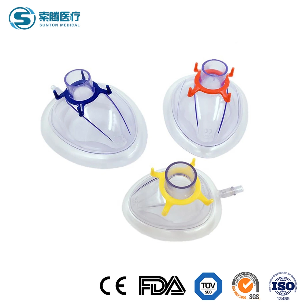 Sunton China High-Quality Colored Removable Hook Rings En 149 -2001+A1-2009 Safety Standard Anesthesia Mask Manufacturing