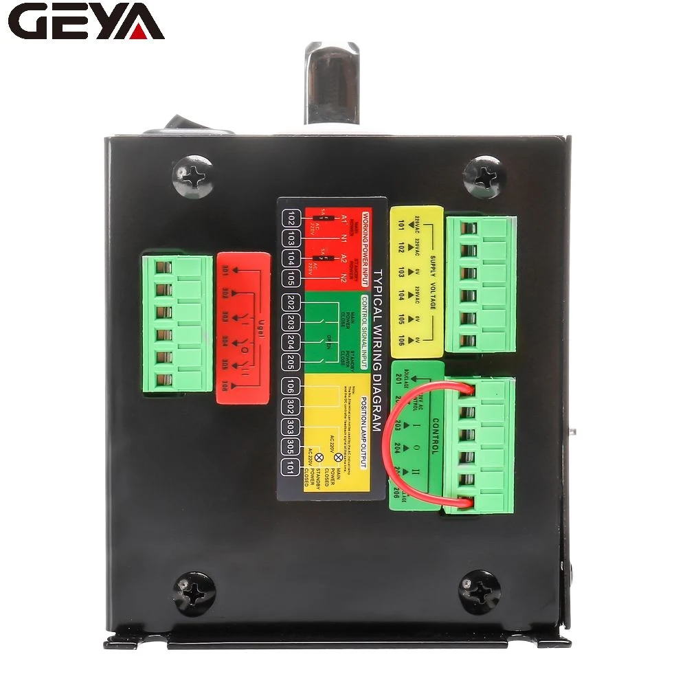 Geya GATS-G-100-4p Generador eléctrico mejor vendedor Cambio automático interruptor 16A---3200A ATS