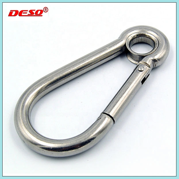 Rigging Hardware Carabiner Steel Snap Hook with Eyelet DIN5299 a