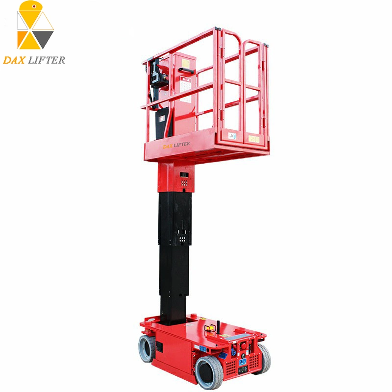 Good Standard Small Size Aerial Work Battery Telescopic Lifting Jack for Sale