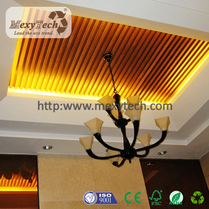 Newly Material WPC Ceiling for Hotel Project Profile