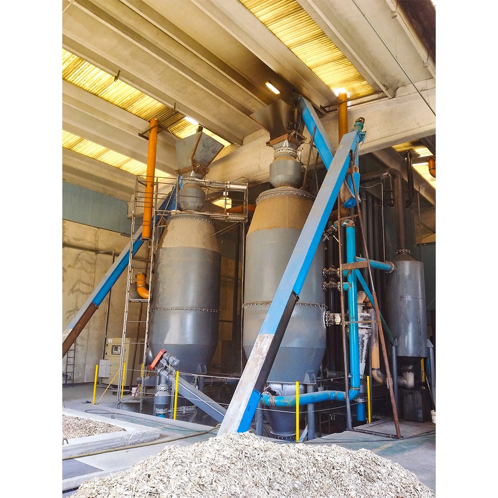 Conversion of Wood Chips Into Gas Fuel Biomass for Power Generation