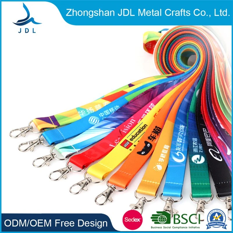 Factory Wholesale/Supplier Custom Promotional Thermal Heat Transfer Printed Branded Cell Phone Lanyards (029)