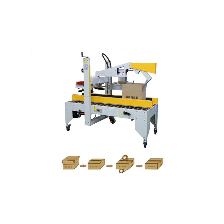 Automatic Corner Edge H Type Box Sealing Tape Machine