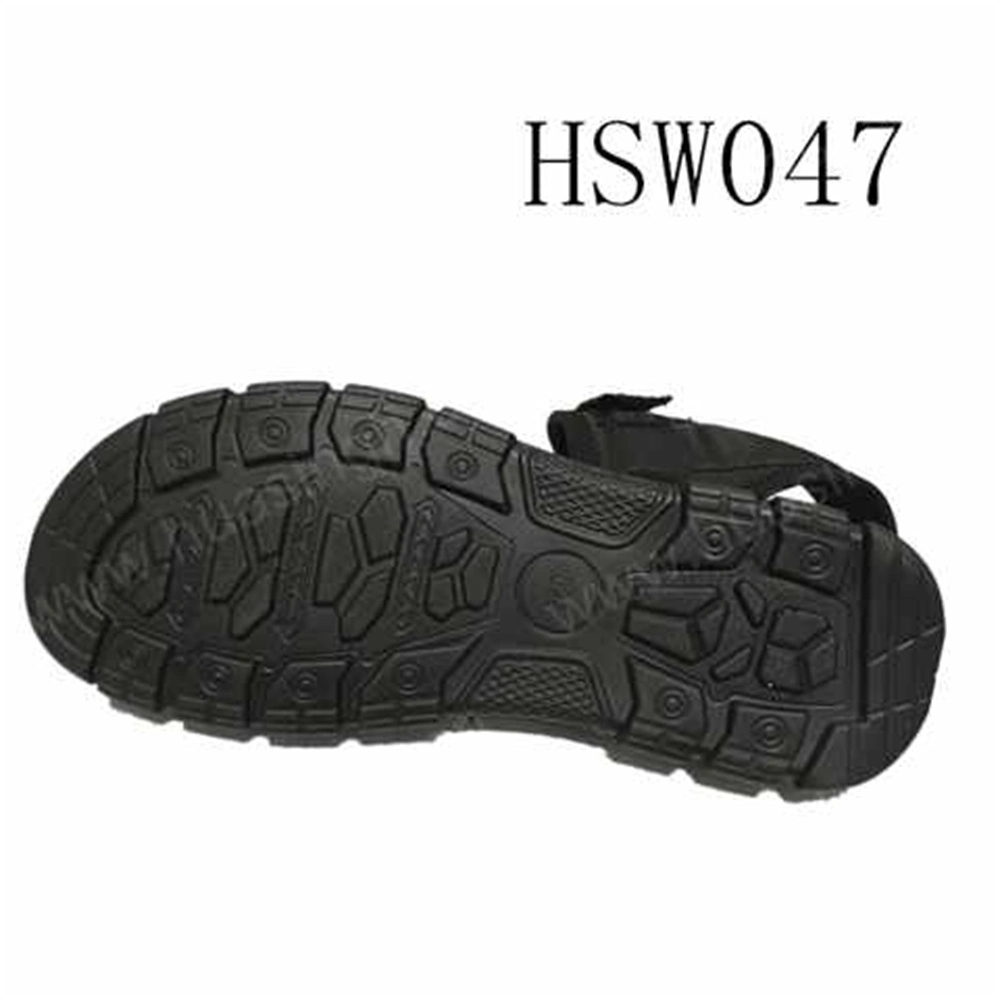 Gww, Marché africain Chaussure de plage pour hommes résistante à la transpiration, en cuir PU, sandale à bout carré Hsw047 à prix abordable.