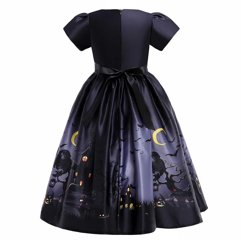 2021 All Hallows Day Dress Baby Wear Puffy Girls Party Garment