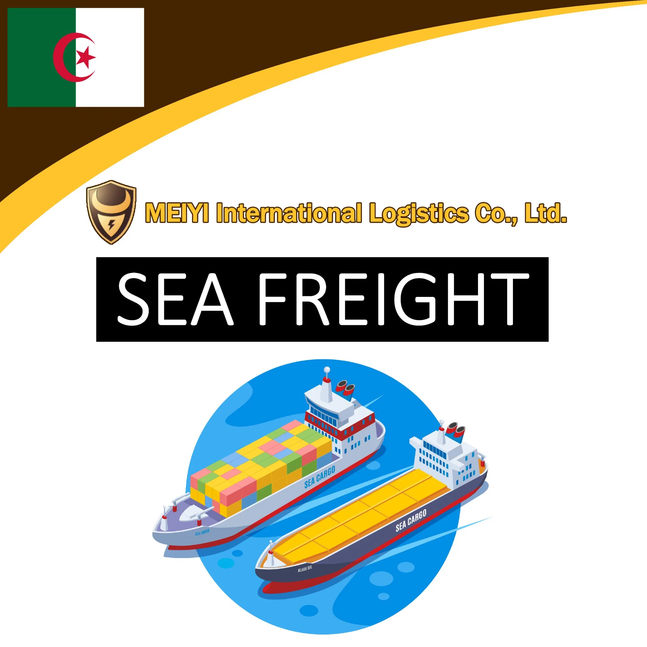 Drop shipping service from China to Algeria by sea freight 1688 logistics ems shipping price international forwarder