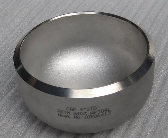 316L/321 Seamless Stainless Steel Pipe Fitting Cap