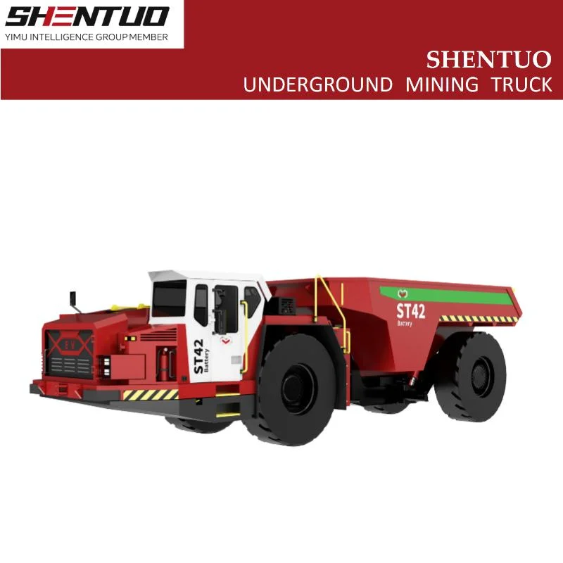 ST42 Battery New Energy Dump Truck 42ton Electric Underground Mining Truck