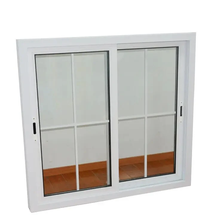 PVC Profiles UPVC Entrance Single Leaf Mirror Bedroom Design Room Divider Security Semi Automatic Sliding Door