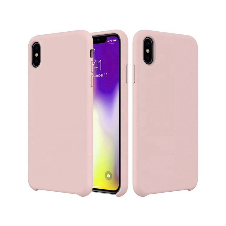 2019 Hot Selling Colorful Liquid Silicone Case Phone Case for iPhone X