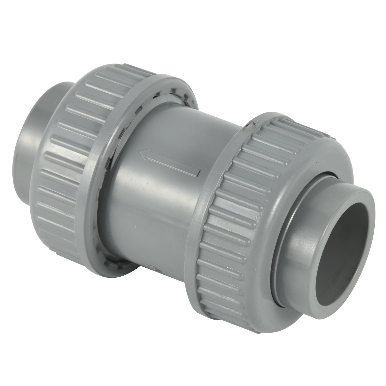 China DIN/ANSI/JIS Unique Design CPVC Plastic Double Union Check Valve