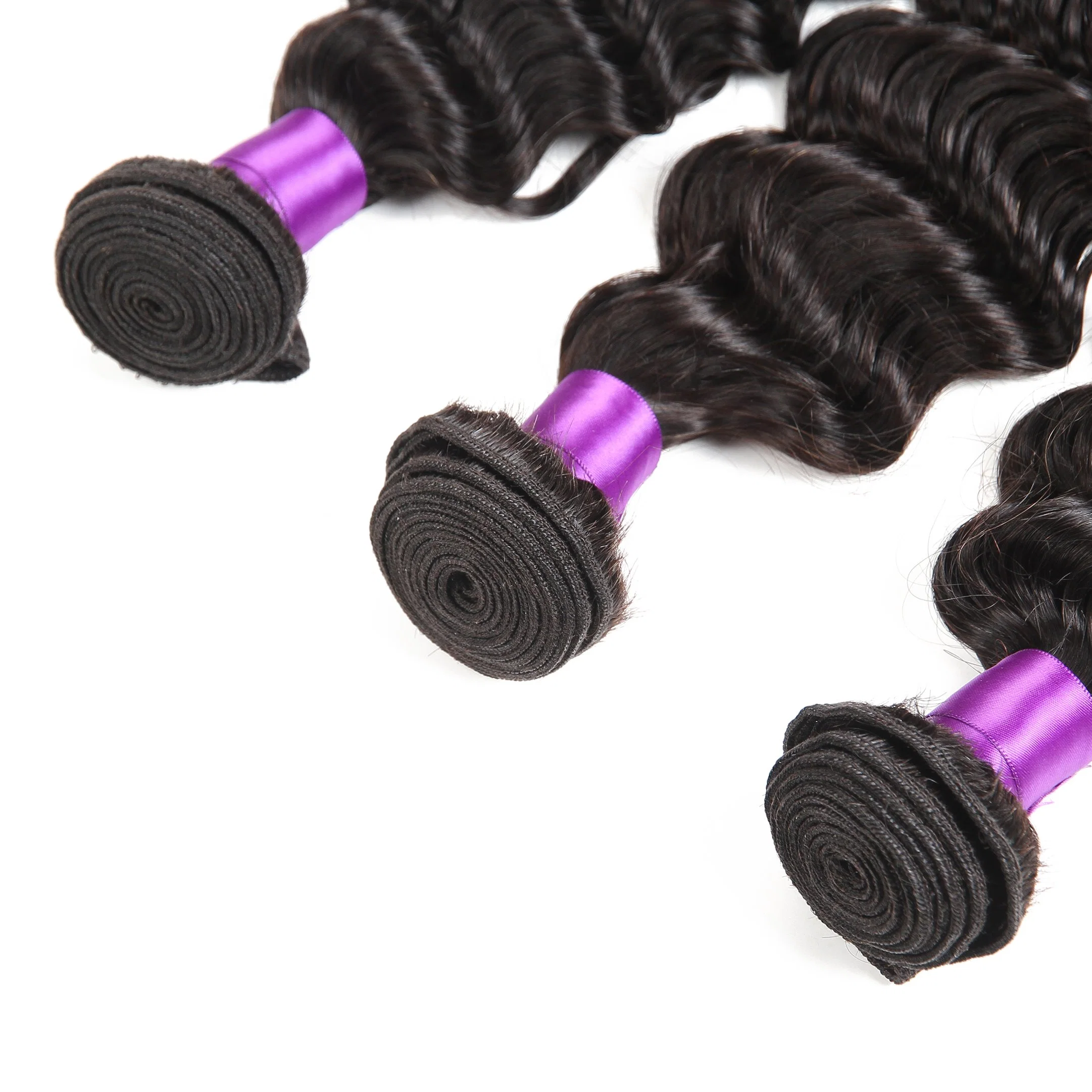 Onda Kbeth paquetes para las mujeres negras 2021 moda Cabello Remy precio de fábrica de Brasil Paquetes de extensión de Cabello Humano con puntilla frontales