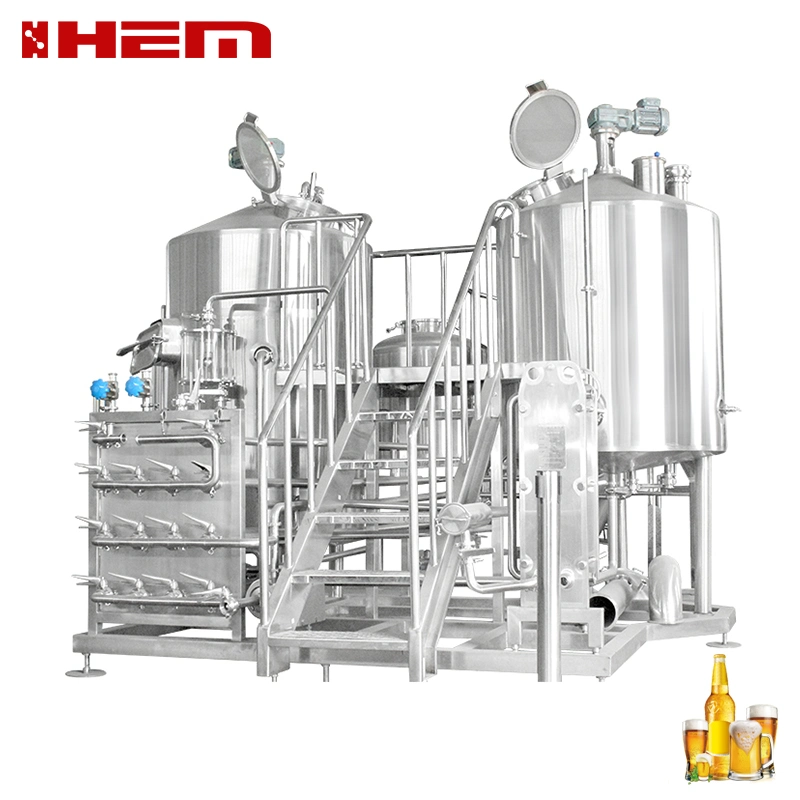 100L 200L 300L 500L Turnkey Project of Brewery Whole Set Beer Equipment Production Plant