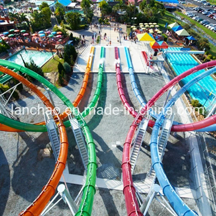 Exciting Giant Aqualoop Water Park Slide