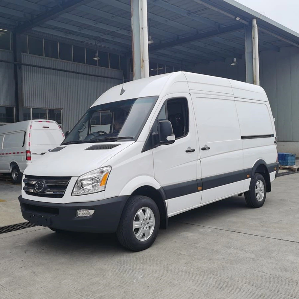 Aucwell Electric Cargo Truck with Siding Door Latest Model Electric Bus for Sale