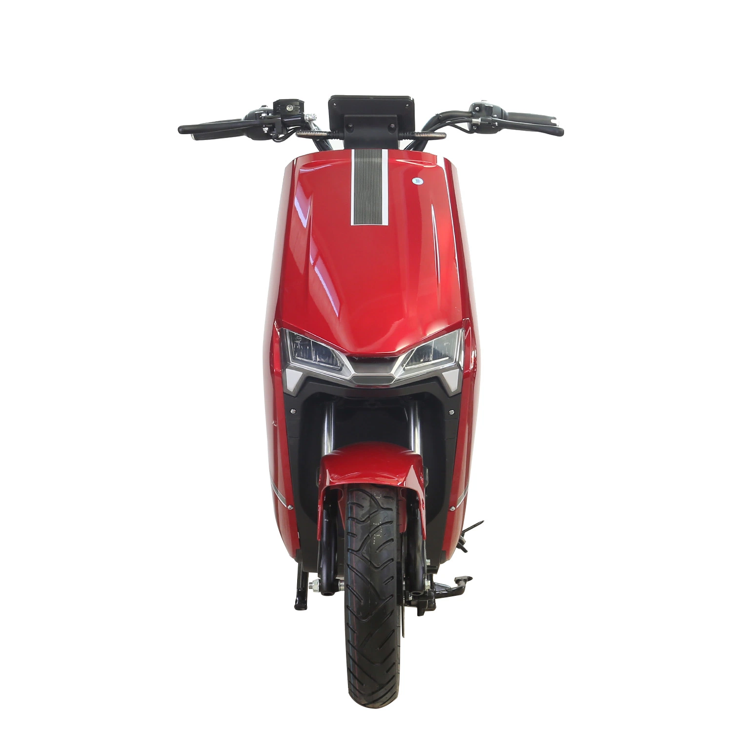 Festive Red Vespa Two Sets of 70V35ah Lithium Batteries 500W 40c Electric Motorcycle Control System LED Light Aluminum Alloy Wheel 10-12 Inches