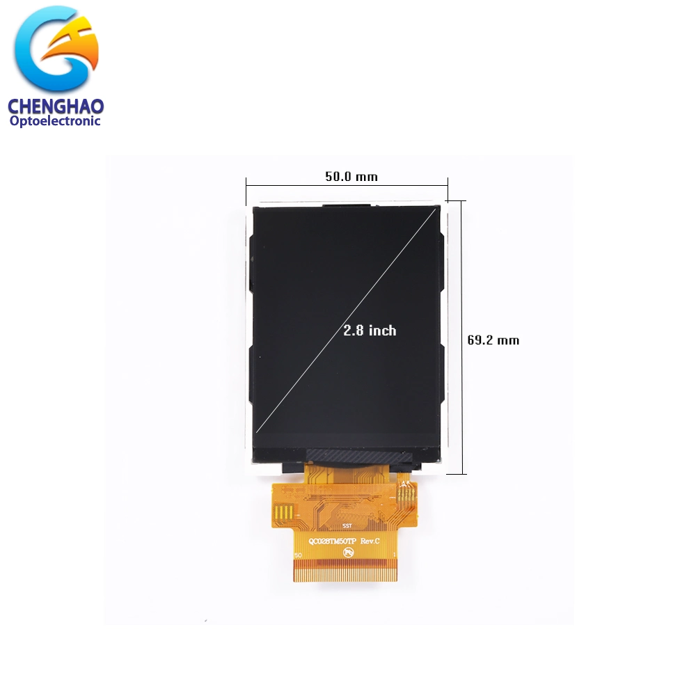 High Brightness 2.8'' 6 O'clock Viewing Angle 240*320 Dots TFT Screen Module