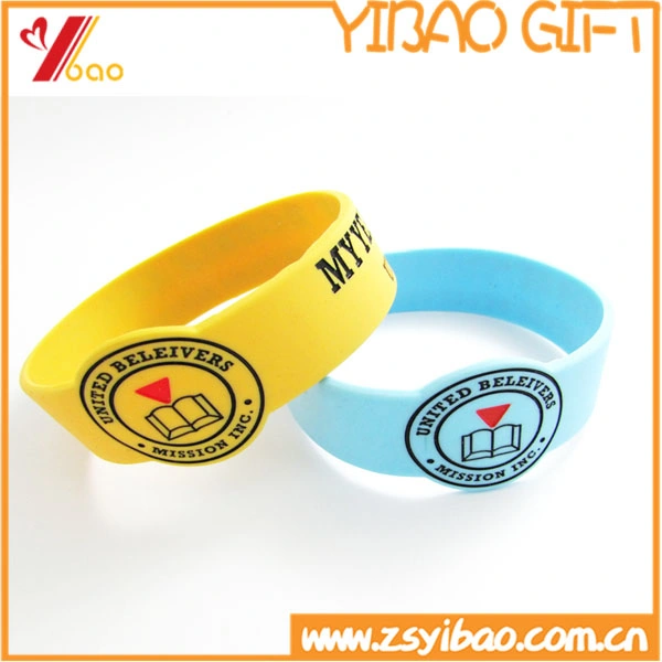 Customized Colorful Silicon Bracelet/ Wristband with Logo